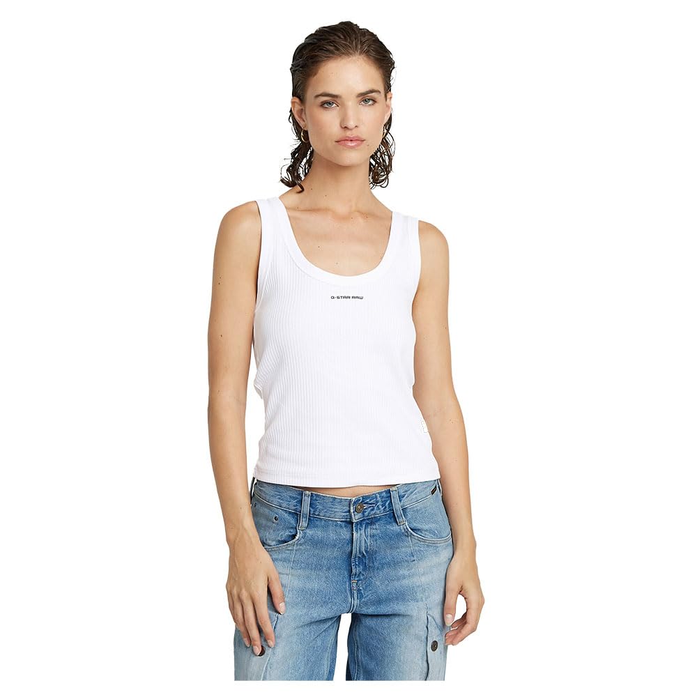 G-Star Damen Slim Rib Tank Top