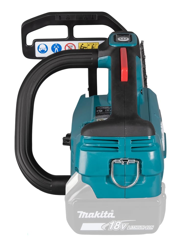 Makita DUC 254 Z 18 V Brushless Akku Kettensäge 25 cm Solo - ohne Akku und Ladegerät, Blau, Silber