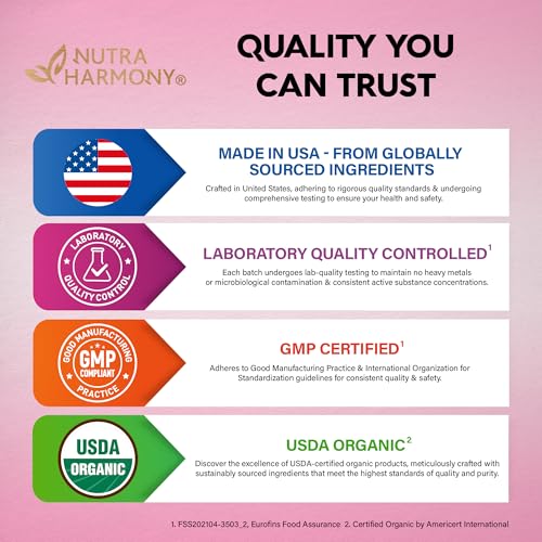Nutraharmony NH-BCD-1023 Usda Organic Vitamin B-Complex B5 Pantothenic Acid | B12 Methylcobalamin | B1 Thiamine | B6 Pyridoxine | B7 Biotin | B9 Folic | B3 Niacinamide - B Complex Liquid Drops, Made In Usa Supplement thumb #7