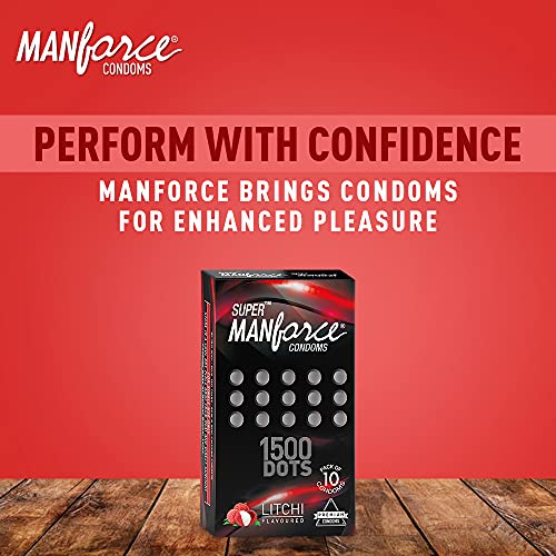 Manforce-Extra-Dotted-Litchi-Flavoured-Condoms-10-Pieces-Pack-of-3 Manforce Extra Dotted Litchi Flavoured Condoms - 10 Pieces (Pack of 3)