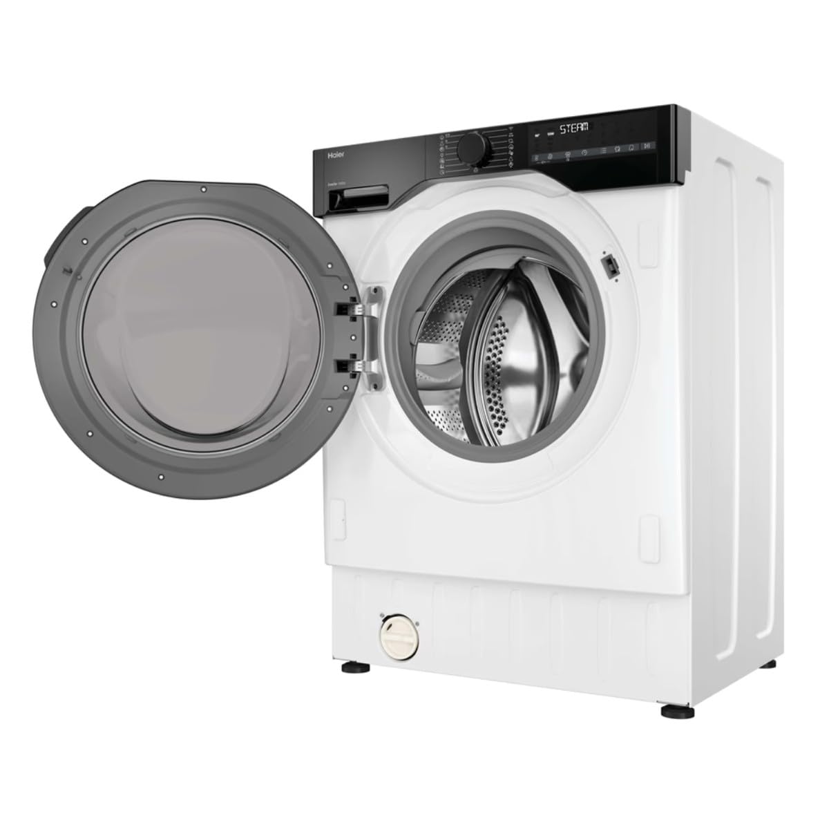 Haier Serie 6 BHA6SD696M6DB9-S Lavatrice asciugatrice, capacità 9 kg + 6 kg, motore inverter, Wi-Fi, classe A-30%, funzione vapore, fine differente, integrazione, 60 cm di larghezza, 1600 giri/min, 16