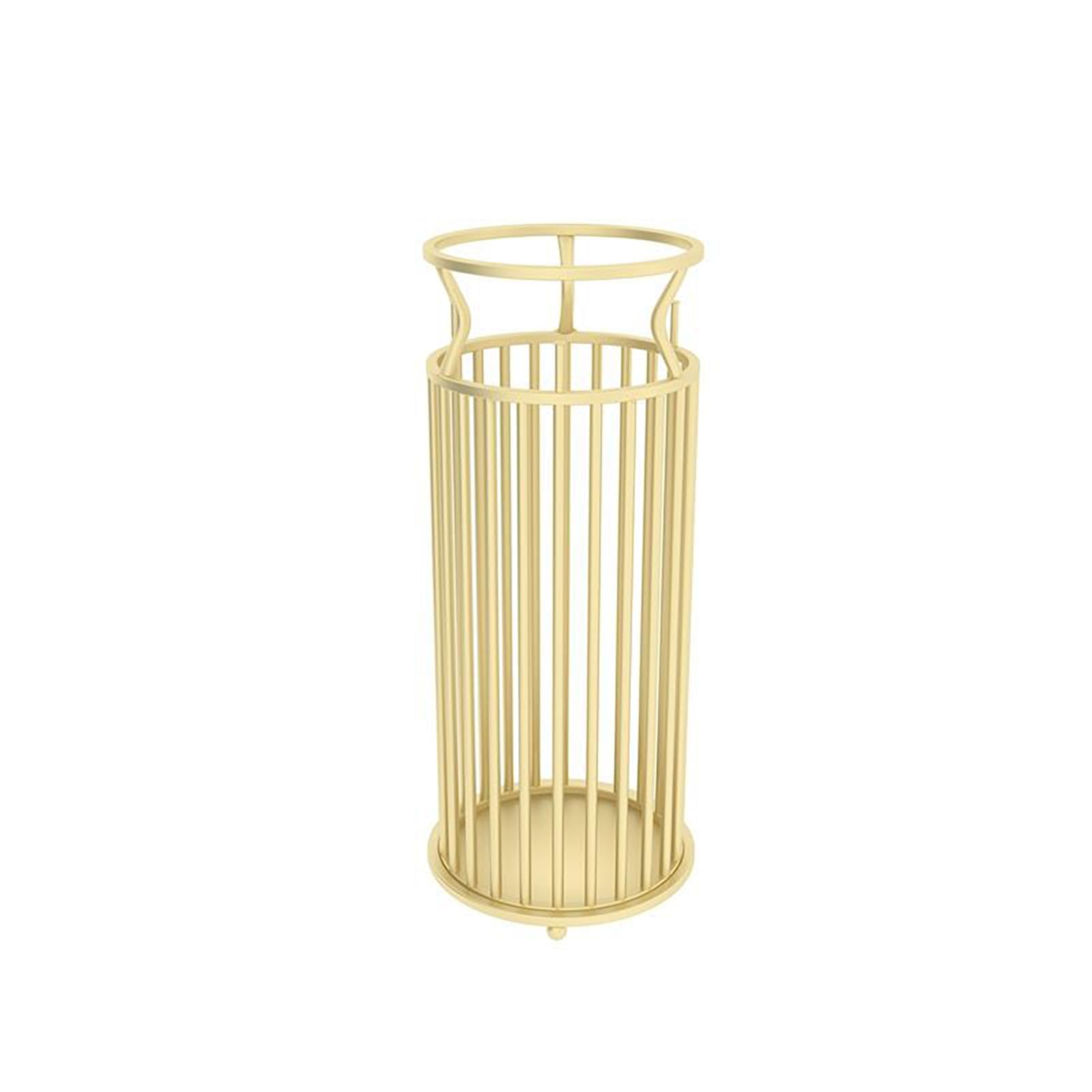 SaryEdge Modern Umbrella Stand Rack Holder with Drip Tray - Stylish Freestanding Umbrella Bucket for Entryway, Multipurpose Design for Umbrellas, Canes & Walki,Gold