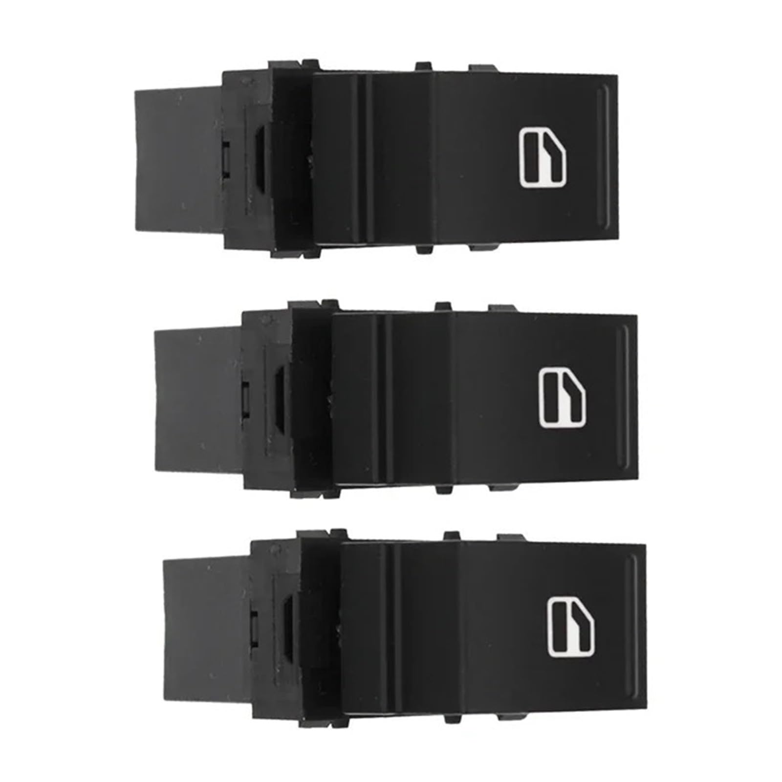MAMEFVBB Window Regulator Slider Clips Car Electric Power Master Window Switch Button for VW for Jetta for Golf MK5 MK6 for Passat B6 B7 CC for Touran for Tiguan 1K4959857B(3pcs)
