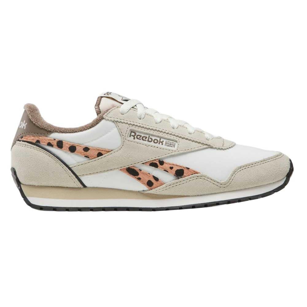 Reebok AZ Baskets pour Femme - Beige/Gris foncé - Taille 37 EU, Chalk Classic Beige Trek Grey, 37 EU