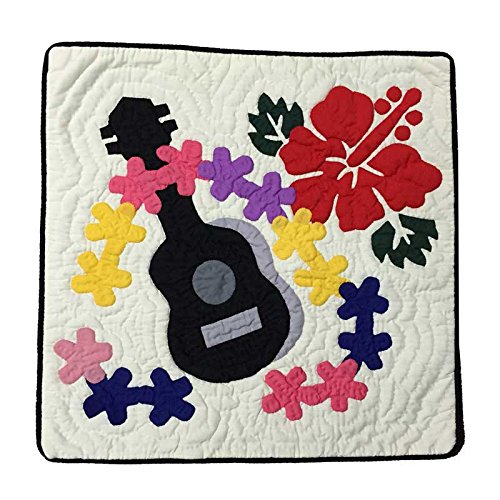 Amazon.co.jp: ハワイアンキルト ウクレレ ハイビスカス 46cm×46cm