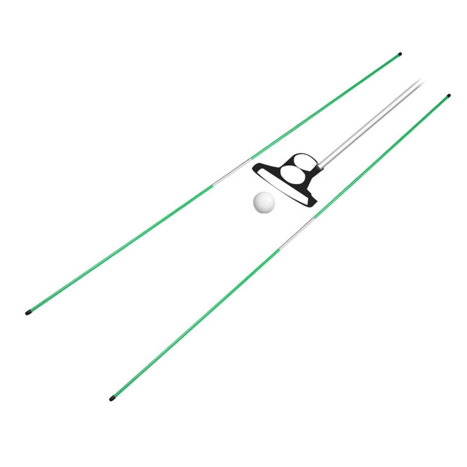 Juego de 2 Varillas de Alineación de Golf, Ayuda para El Entrenamiento de Putt, Varillas de Alineación Ajustables para Principiantes, para Uso en S