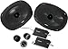 KICKER Speakers 6X9 & 6.5 inch for Toyota Highlander 2008-2013 Upgrade Kit - 2 Pairs of CS Series with Adapters and Harness, Car Audio Front & Rear Door Speaker 46CSS694 & 46CSC654