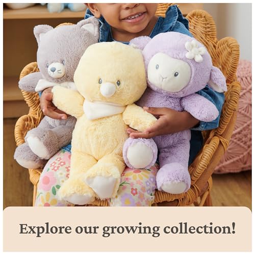 GUND Peluche Durable pour bébé, Animal en Peluche fabriqué à partir de matériaux recyclés, Cadeau pour bébés et Nouveau-nés, Bleu/crème, 33 cm