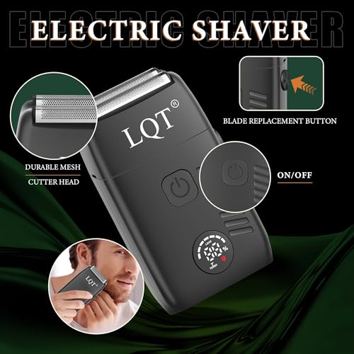 Image of Hair Clippers for Men Professional, Beard Trimmer Kits & Sets, Electric Shavers, Hair Clippers & Trimmer Ceramic T-Blade, for Barber,for Men (Black)
