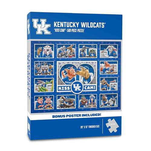 Image of YouTheFan NCAA Kentucky Wildcats inchKiss Cam inch 500 Puzzle