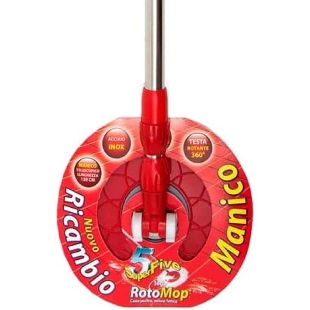 Glooke Selected SP-562551 Rotomop Refill Kit 360, Handle and Rotating Head