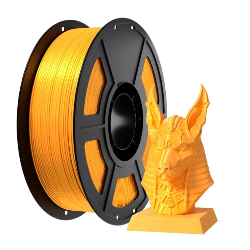 Image of Chitu Systems Conjure Silk Light Gold PLA 3D Printer Filament 1.75mm,Metal-Like Shiny Consumables 1kg (2.2lbs) 1 Spool, Dimensional Accuracy + /- 0.02 mm