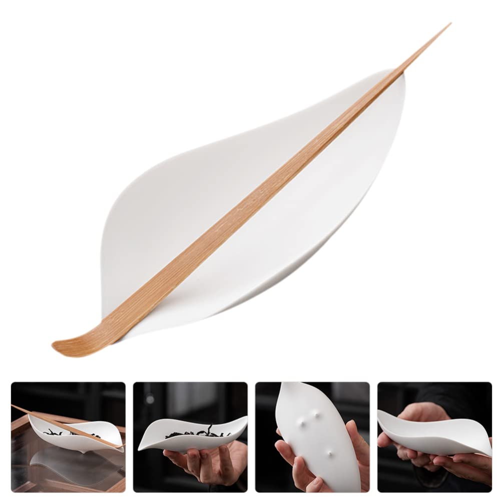 Amazon.com: BESTonZON Porcelain Tea Scoop Set , White