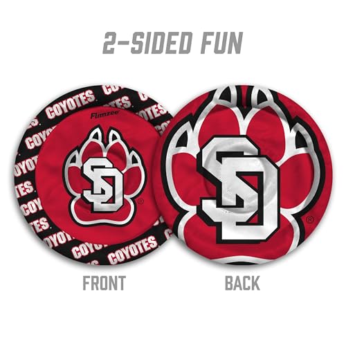 Image of YouTheFan NCAA South Dakota Coyotes Flimzee Bean-Bag Flying Disc