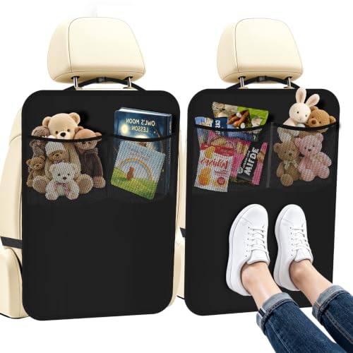 Etre-Jeun-2-Pack-Car-Kick-Mat-Backseat-Protector-with-2-Pockets Etre Jeun 2 Pack Car Kick Mat Backseat Protector with 2 Pockets - Image 1