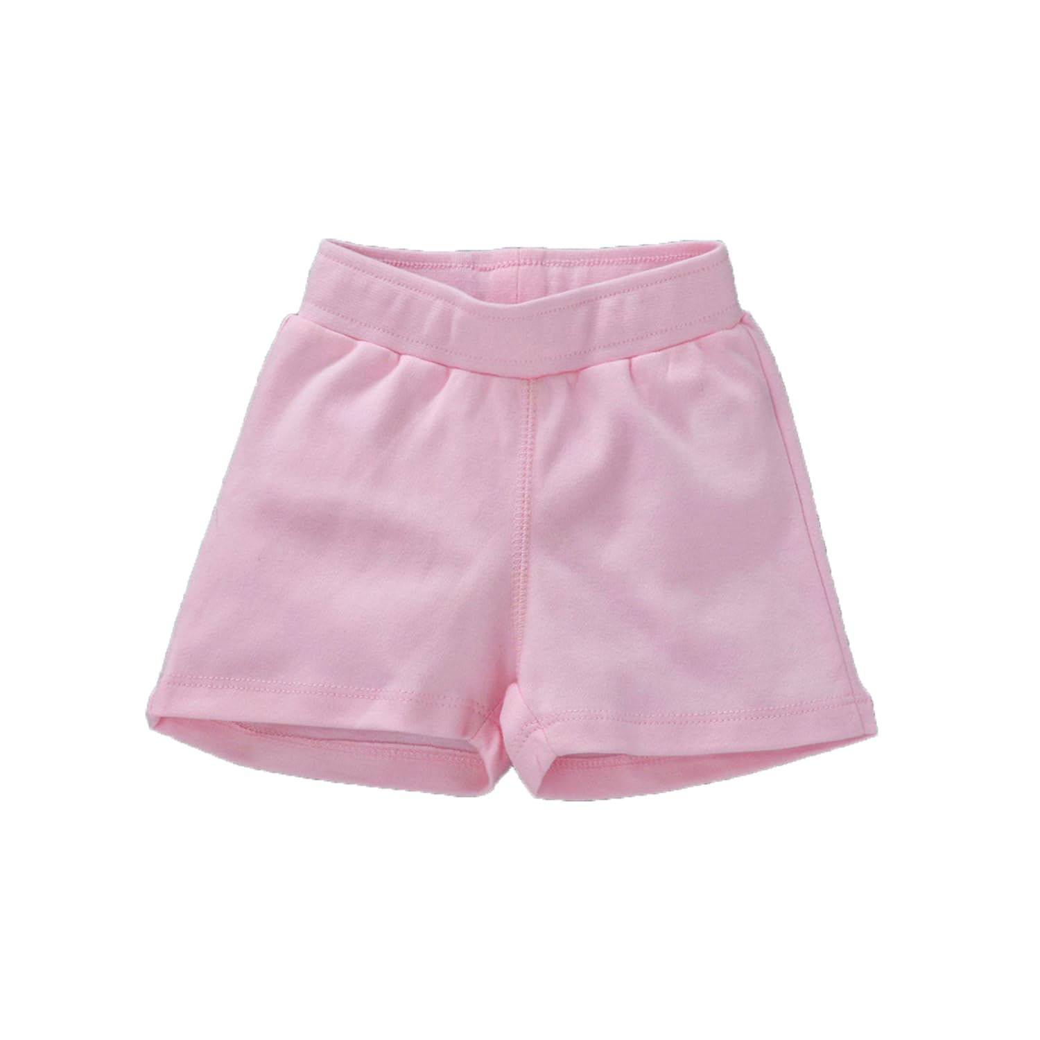 My Milestones Casual Cotton Shorts for Kids/Baby Girls - Pack of 2 (Pink/Aqua)(3 to 6 Months) - Image 3 thumbnail