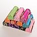 6goodeals Lipstick Case Multi-Set Silky Satin Fabric Cosmetic Case with Mirror, Various Design (12)