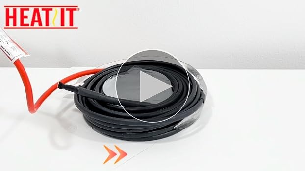 HEATIT 24ft Heating Cable for Metal And Plastic Home Supply