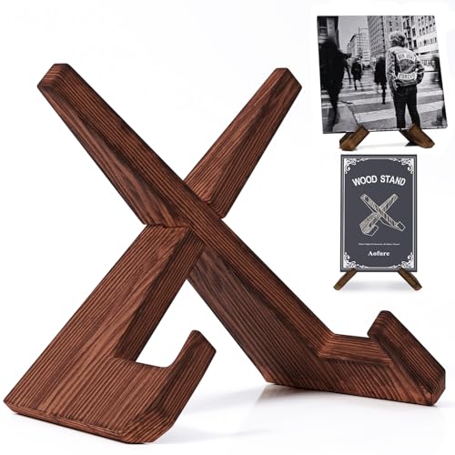 Now Playing Vinyl Record Stand, Single Wood Vinyl Record Display, 1 Second Assemble Now Spinning...
