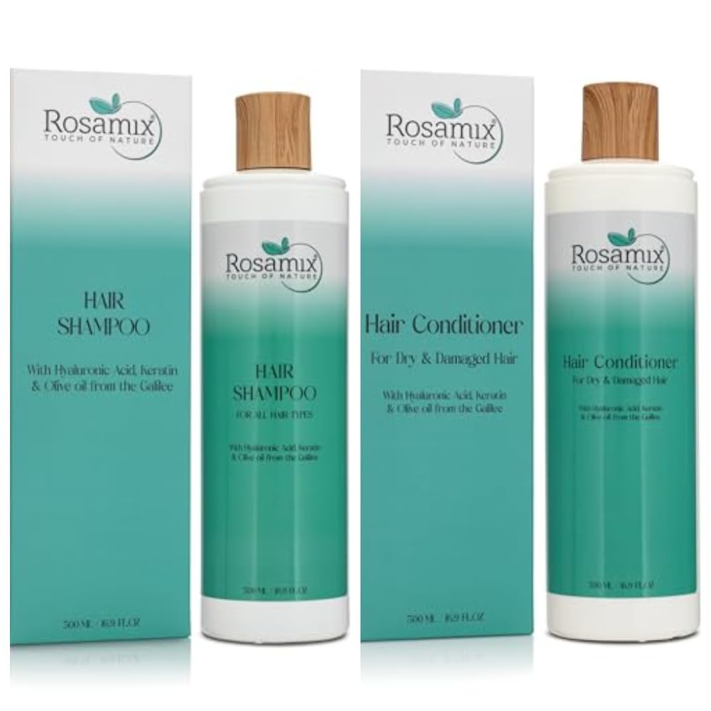 Hydrating Conditioner & Shampoo for Dry and Damaged Hair – Strengthens, Adds Volume, Gentle for Color-Treated Hair