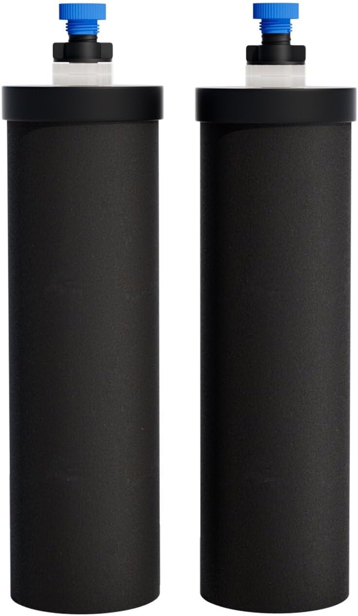 NSF/ANSI 42&372 Certified Replacement Filter Elements,Replacement for Berkey® BB9-2® Black Filters Elements ProOne® Big+ or Berkey® Big+ Gravity Water Filter System (2 Pack)