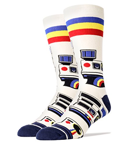 Oooh Yeah Men's Crew Funny Novelty Socks Camera Magic, Camera Magic, 8-13