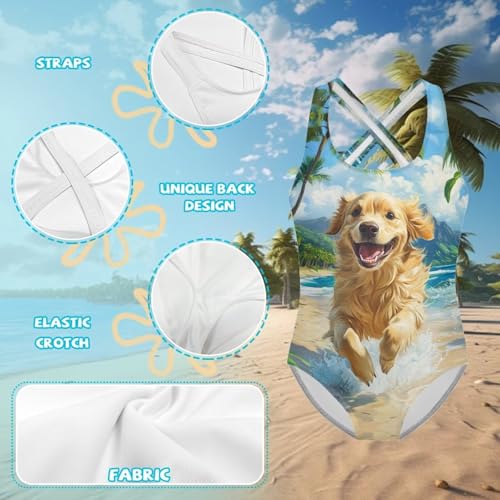 One Piece Swimsuit Girls Cross-Back Bathing Suit 5-14Y Kids Swimwear Cute Swimsuits Sleeveless Bathing Suits3