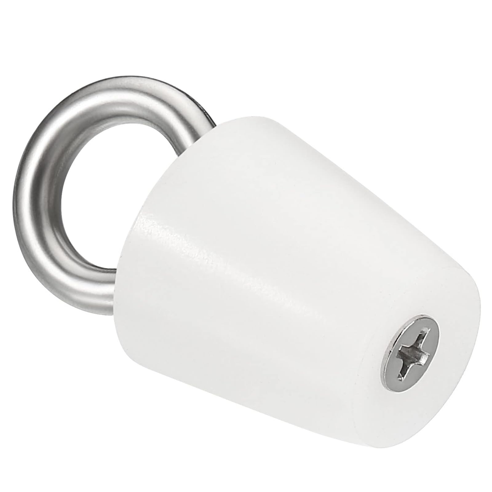 TOP-VIGOR Rubber Tapered Plug, 19mm to 26mm Solid Bathtub Bungs Stopper with Ring, Tapered Lab Seal Rubber Stoppers Test Tube Bungs for Test Tubes, Water Pipe, Drainage Hole, White