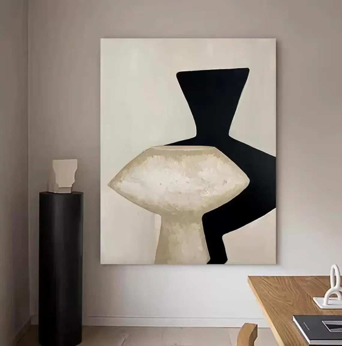 awtrhfc Modern Abstract Art Neutral Poster Wall Art Print Poster Decorative Mural Home Decor(70x100cm(28x39in)/No frame)