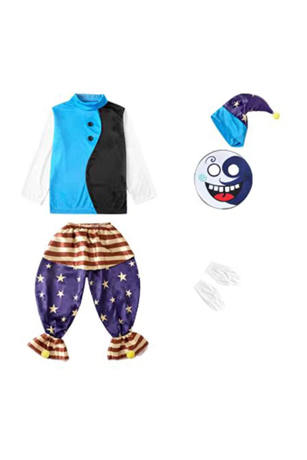 Buy Sundrop Moondrop Clown Cosplay Outfit FNAF Security Breach Costume