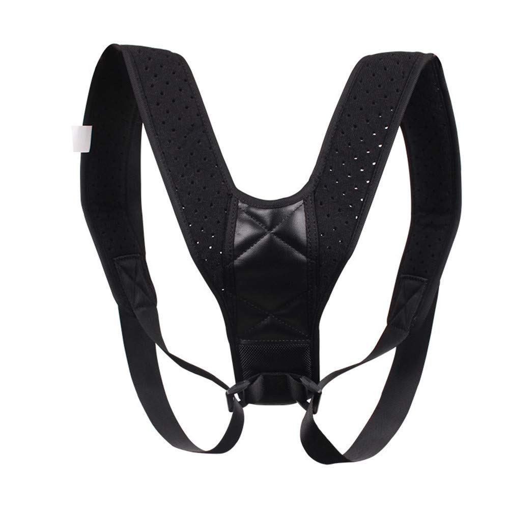 Chlyuan-hm Posture Corrector Spinal Support Adjustable Hunchback Back Shoulder Breathable Clavicle Posture Correction Belt Tension Band Back Correction for Women and Men