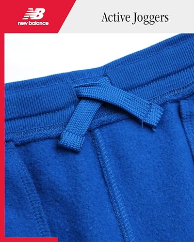 New Balance Boys Sweatpants - Active Performance Fleece Boys Joggers with Drawstring Waist - Athletic Pants for Kids (8-20)2