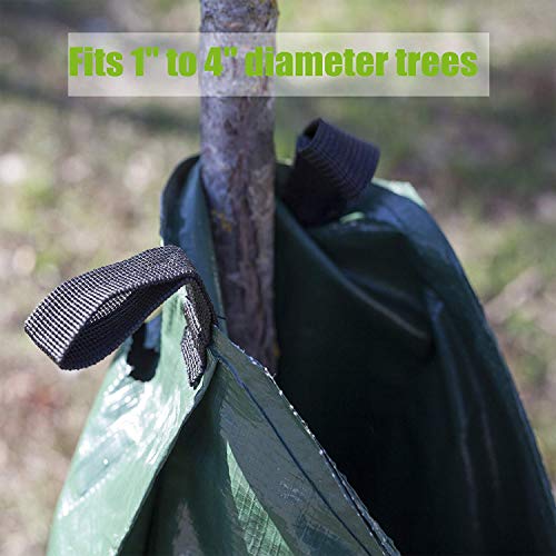 Highlight 3 Pack-Premium 15 Gallon Tree Watering Bag-Automatic Drip Irrigation|Deep Root&Slow Release&|Water&Labor Saving, for Young&Newly Planted Trees&Evergreens&Shrubs