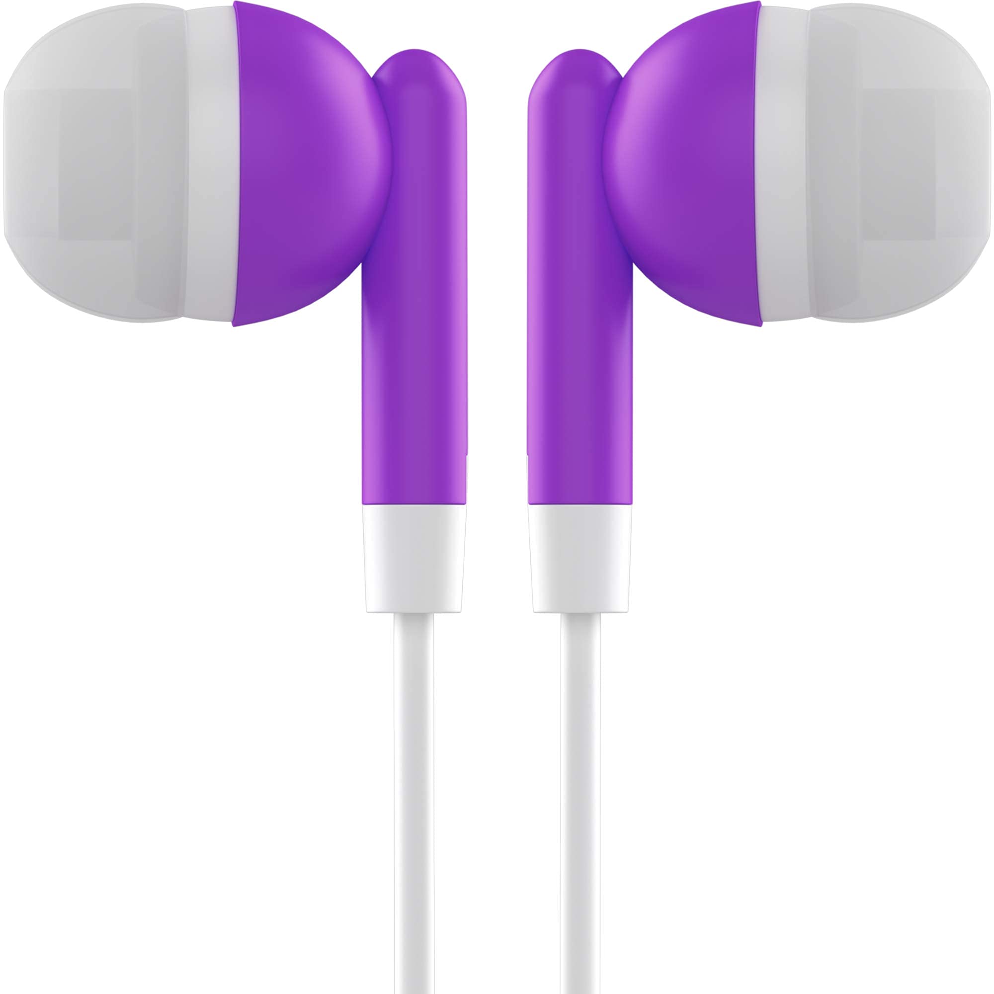 Maeline Bulk Earbuds 400 Pack - Purple 3.5 mm - Dettaglio