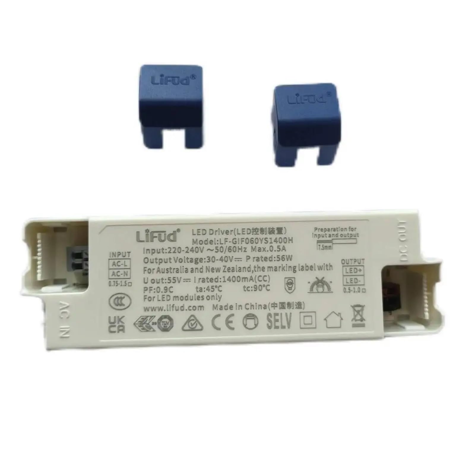 FCARUMIQP Panel Light Flicker Free LED Driver 30-40V 800mA 900mA 950mA 1000mA 1050mA 1200mA 1300mA 1400mA 1500mA Power Supply(Lf-gif060ys1400h)