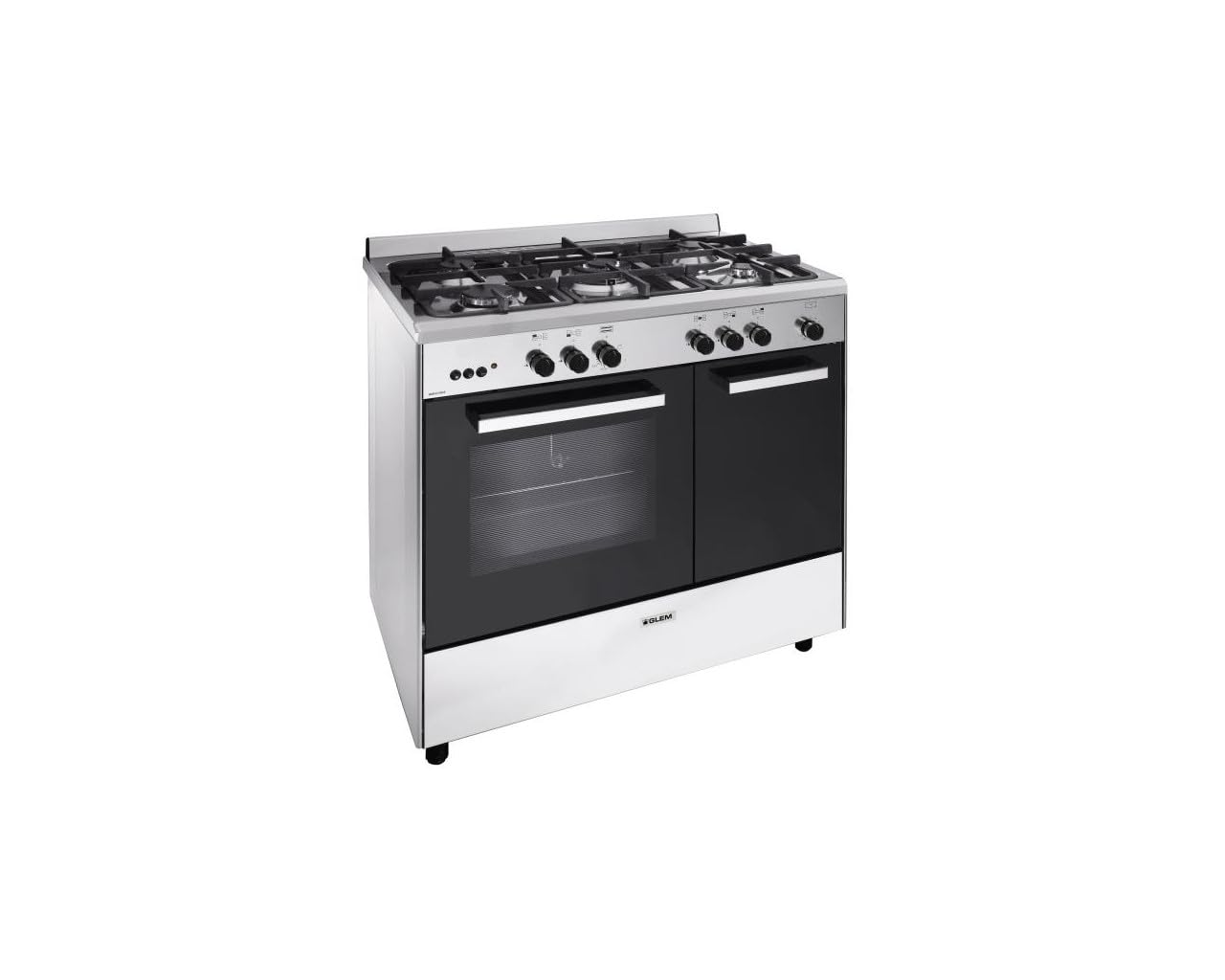 Piano De Cuisson Gaz 66l 5 Feux Inox/noir - GA960PCGIX