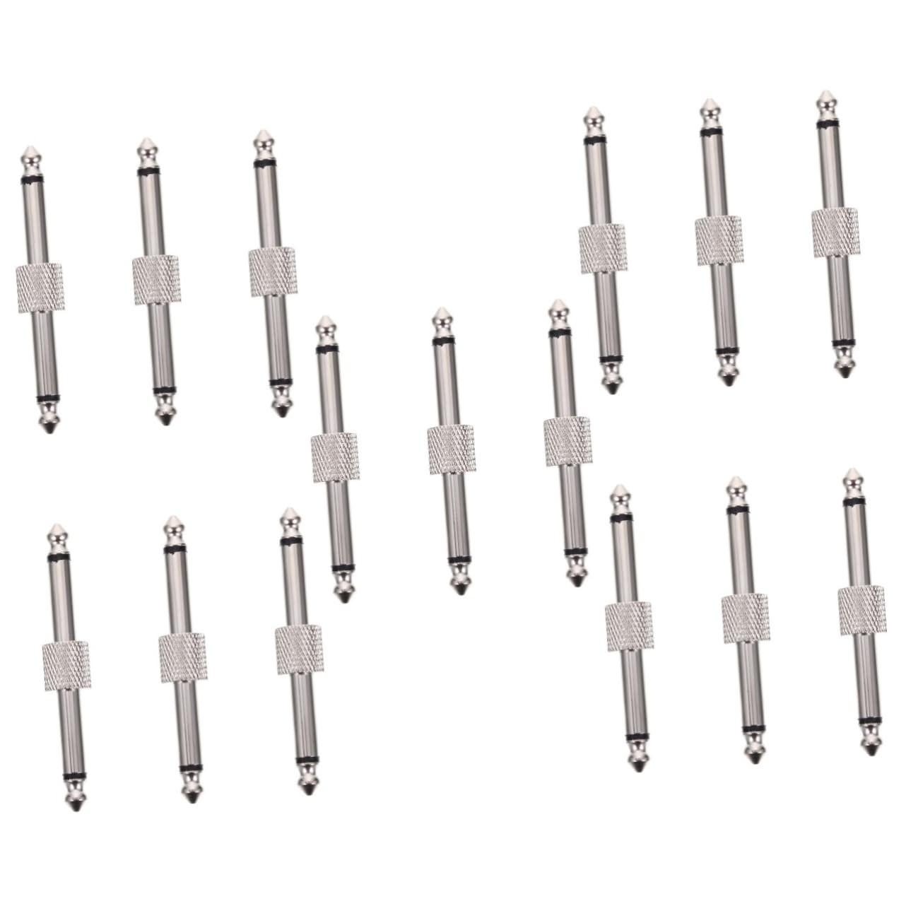 ULDIGI 5sets Straight Type Guitar Effect Pedal Adapters Effect Pedal Audio Coupler Connectors 3pcs*5