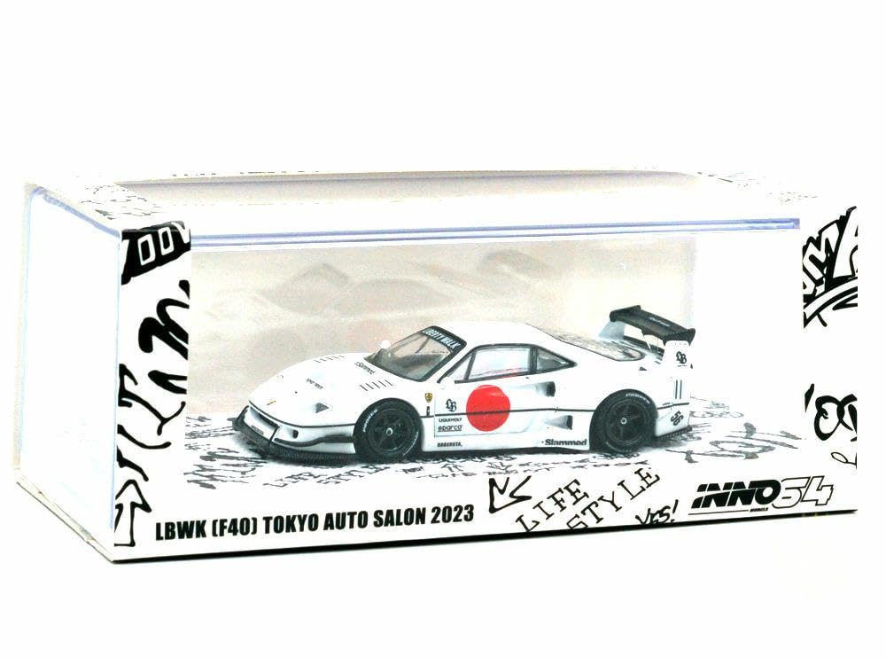Amazon.co.jp: INNO LBWK フェラーリF40 ホワイト - 東京オートサロン 