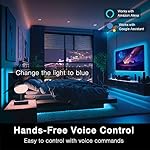 DAYBETTER Smart WiFi Led Lights 100ft, Tuya App Controlled Led Strip Lights, Work with Alexa and Google Assistant, Timer Schedule, Color Changing Led Lights for Bedroom Party Kitchen - Image 2