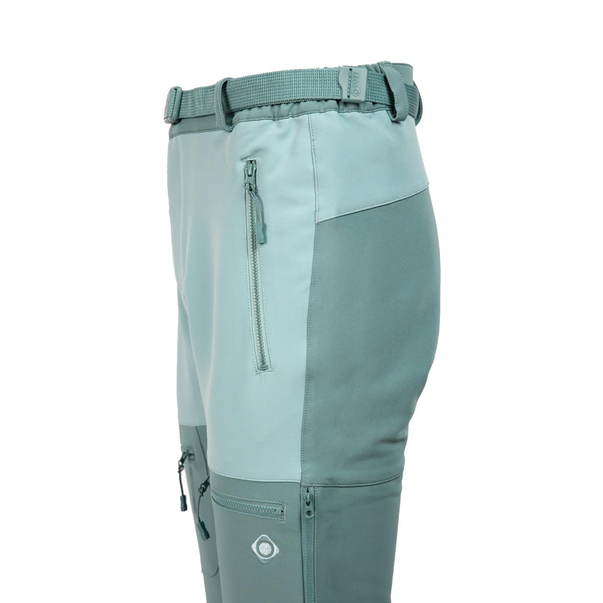 IZAS Paules M Pantaloni da Uomo da Montagna. Tessuto Mount-Stretch Idrorepellente, Traspirante ed Elastico. Asciugatura Rapida e Confortevole. Tasche con Zip. Regolabile e ventilato.