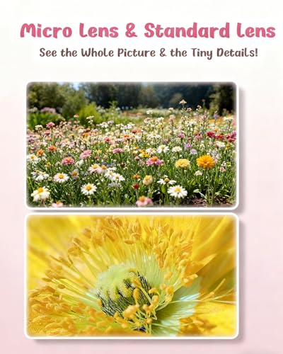 image for Trigowalt Microscope Camera for Kids Gifts Toys- Handheld Pocket Micro