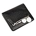 AINIMOER Small Leather Wallet for Women, Ladies Credit Card Holder RFID Blocking Women's Mini Bifold Pocket Purse, Black