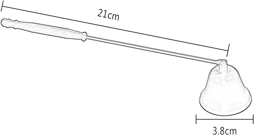 Miniatura 4 de MUXSAM Snuffer de velas con mango largo, accesorio para velas, 1 unidad de acero inoxidable para apagar velas de forma segura (oro rosa)