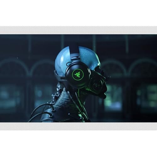 Razer Kraken V3 - Cuffie da gioco USB cablate con Razer Chroma RGB (Driver TriForce in Titanio da 50 mm, THX Spatial Audio, Microfono Cardioide Rimovibile HyperClear, Chroma RGB) Nero - Immagine 1