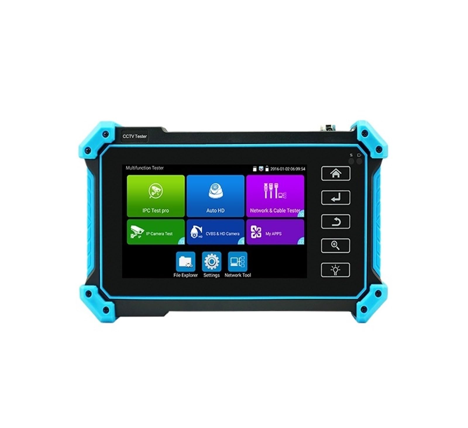 CCTV Tester, Tester CCTV Camera Tools 8MP HD CVI RS485 VGA Input Rj45 Monitor Cctv(IPC-5100C plus)