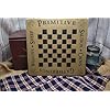 Zwf game board primitive sign primitive checkerboard gatherings sign rustic country sign wall decor family fun home decor wood sign 10×10 inch  urban country home decor
