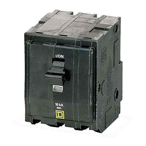 Square D QO320 Plug-In Mount Standard Miniature Circuit Breaker 3-Pole 20 Amp 240 Volt AC QO