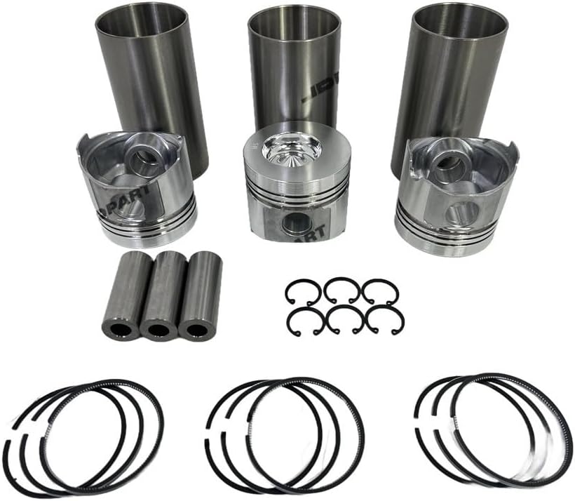 3TNV80 Overhaul Rebuild Kit for Yanmar Piston + Rings Cylinder Liner Set Engine Parts STD China Supplier