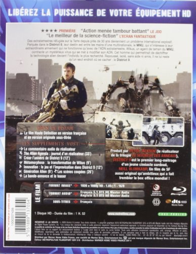 District 9 Blu-ray versión Francia para evitar la compresión del streaming 3