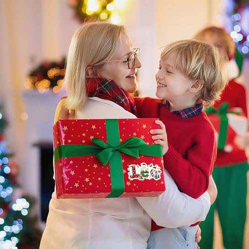 Image of Personalized Christmas Stickers | 2 Sheets with 28 Stickers